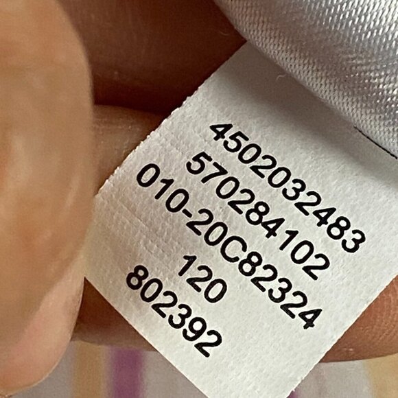 Chicos No-Iron Linen Metallic Striped Roll-Tab Shirt Size 1 US Medium - Picture 6 of 11